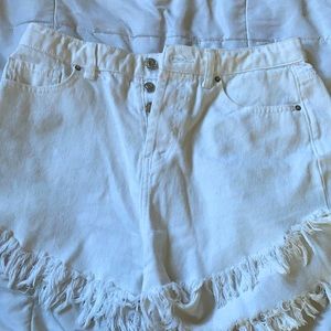 High rise short (white)